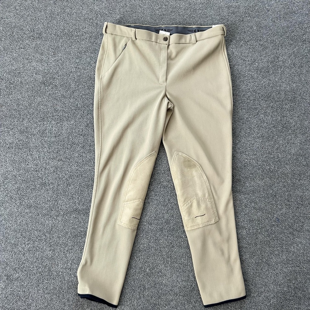 TuffRider Pants women‎ 34R Jodhpur Breeches equestrian Cotton Stretch
